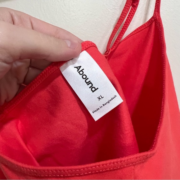 Abound Red Corset Style Tank - Picture 3 of 5